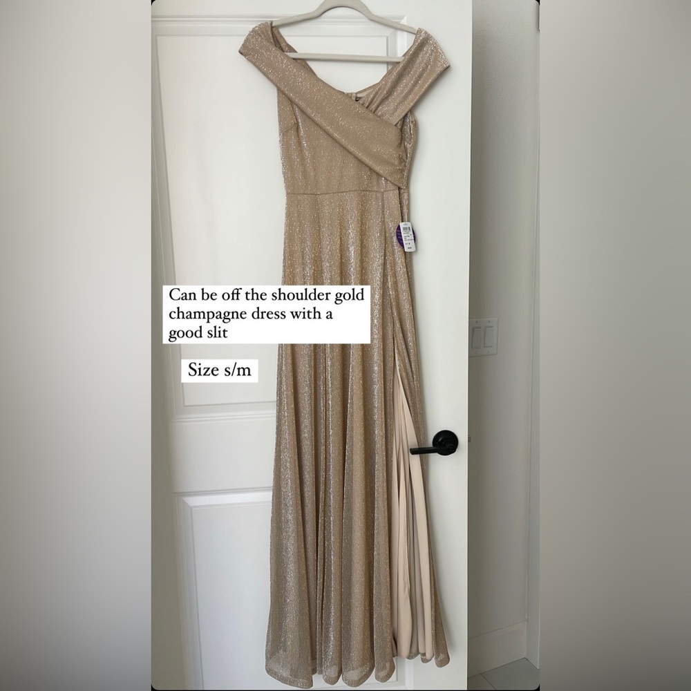 Windsor gold shimmer dress